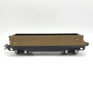 Lionel‎ No 812 Gondola Car Brown Tinplate Toy Train Wagon Vintage